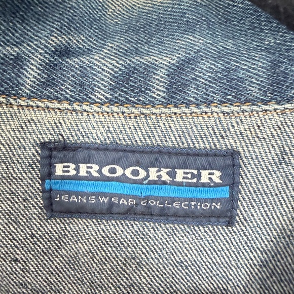 Brooker Denim Grunge Trucker Jacket - Picture 3 of 7